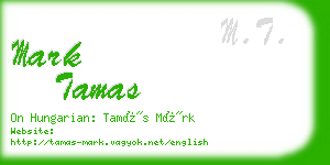 mark tamas business card